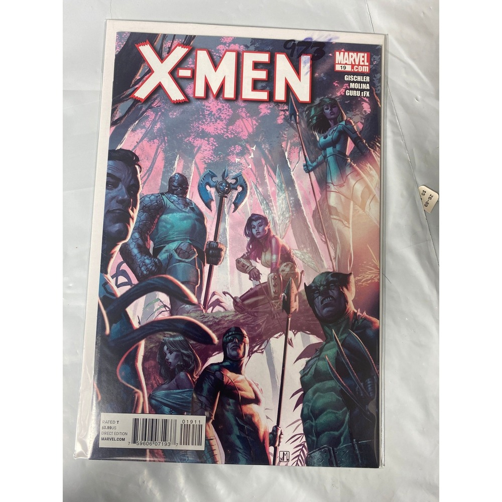 Marvel X-Men #19 2011 Victor Gischler Jorge Molina Wolverine Psylocke‎ Jubilee
